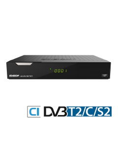 Edision DVB-T2/C/S2 CI PVR TV-boks velegnet til Norlys/Boxer