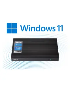 Fanless micro-PC Quieter3Q med Windows 11 Pro