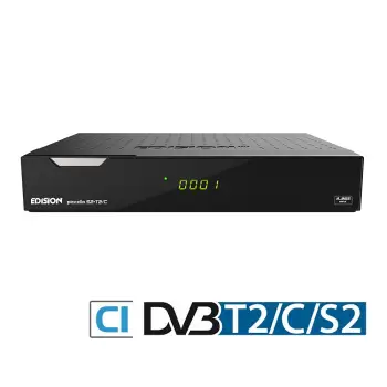 Edision DVB-T2/C/S2 CI PVR TV-boks - RETURVARE
